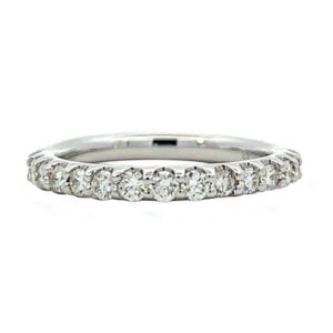 shared prong diamond wedding or anniversary band 