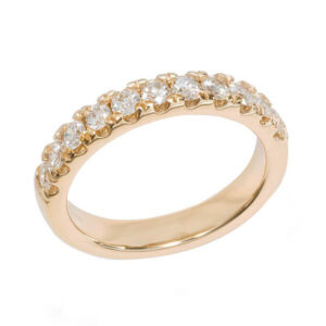 ladies French prong diamond band