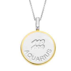 TI SENTO Gold-Plated Aquarius Pendant