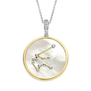 TI SENTO Gold-Plated Aquarius Pendant