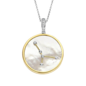 TI SENTO Gold-Plated Cancer Pendant