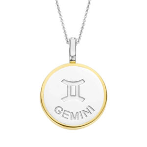TI SENTO Gold-Plated Gemini Pendant