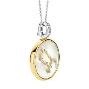 TI SENTO Gold-Plated Gemini Pendant