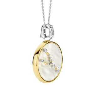 TI SENTO Gold-Plated Taurus Pendant