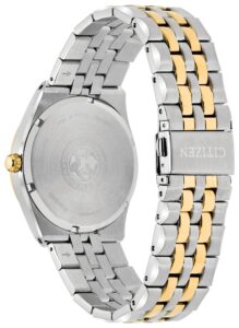 Two-tone stainless steel with blue dial 