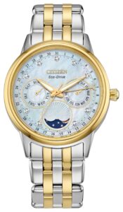 Two-tone stainless steel with white dial 