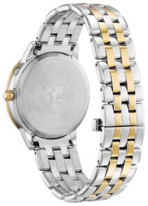 Two-tone stainless steel with white dial 
